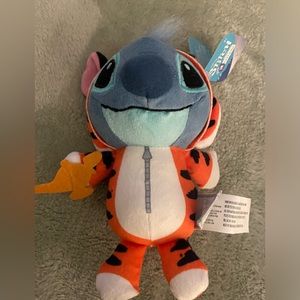 New Disney 100 Stitch as Rajah Aladdin Small Plush Stitch in Costume